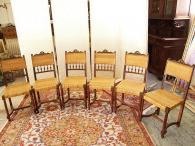 Klikněte pro detail zboží - Staré židle s výpletem v historizujícím stylu